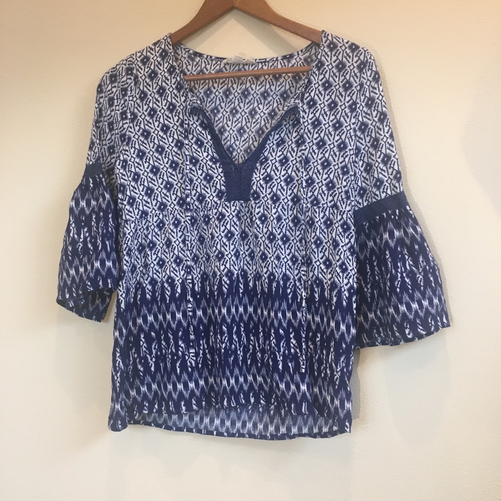 Cherry pink bohemian blouse